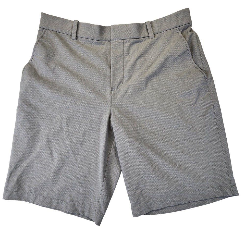 Nike Dri-Fit Men's Gray 34 Standard Fit Golf Shorts Polyester Spandex